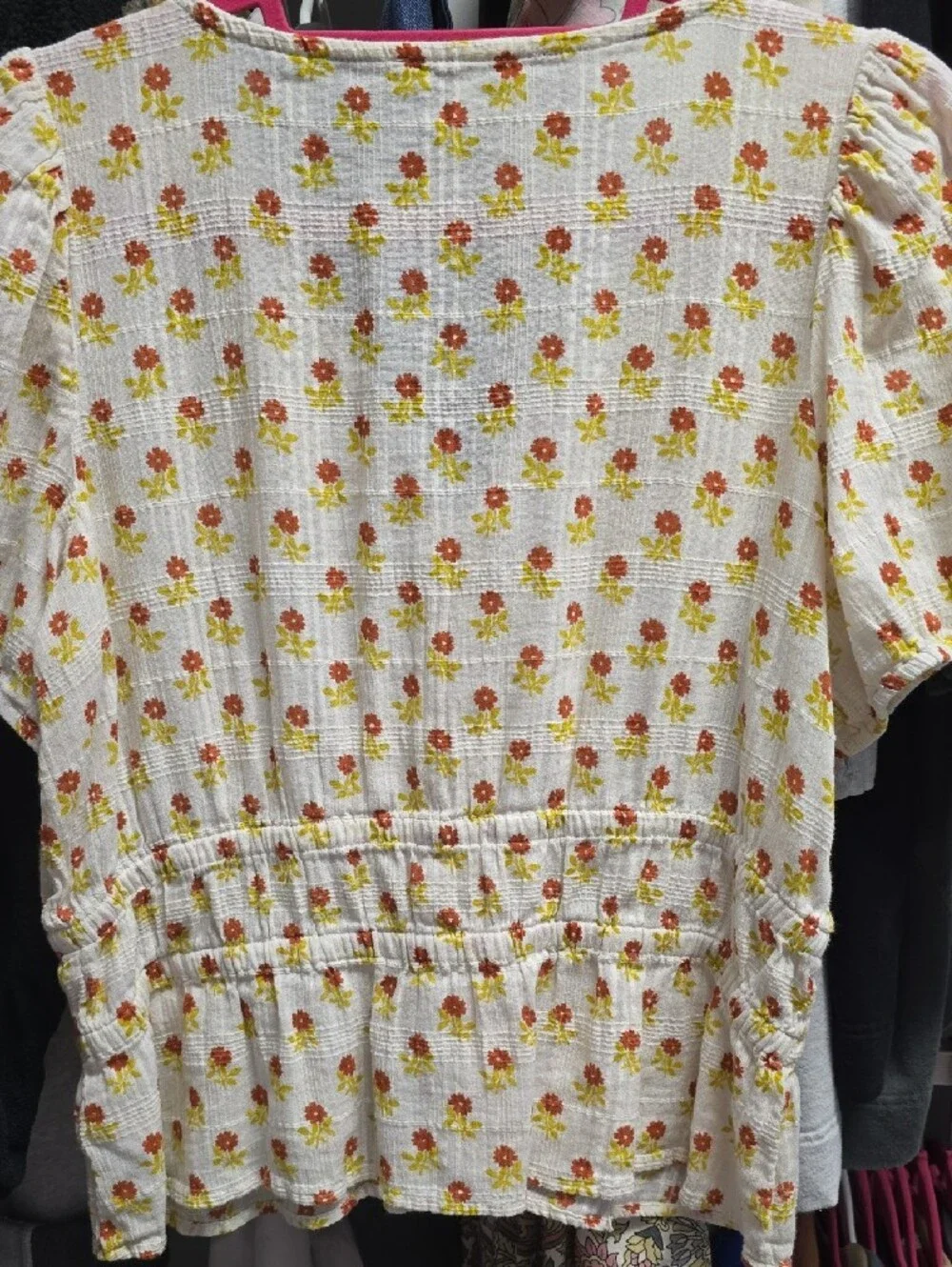 Madewell Floral Print Button Down Top